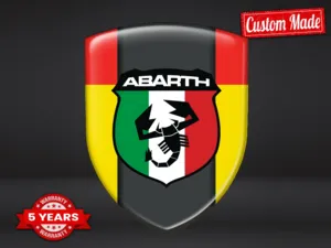Fiat Abarth Pegatinas Parabrisas Máximo Actual Resistente Chic Pro